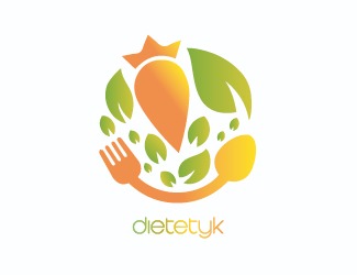 Projektowanie logo dla firm online dietetyk logo
